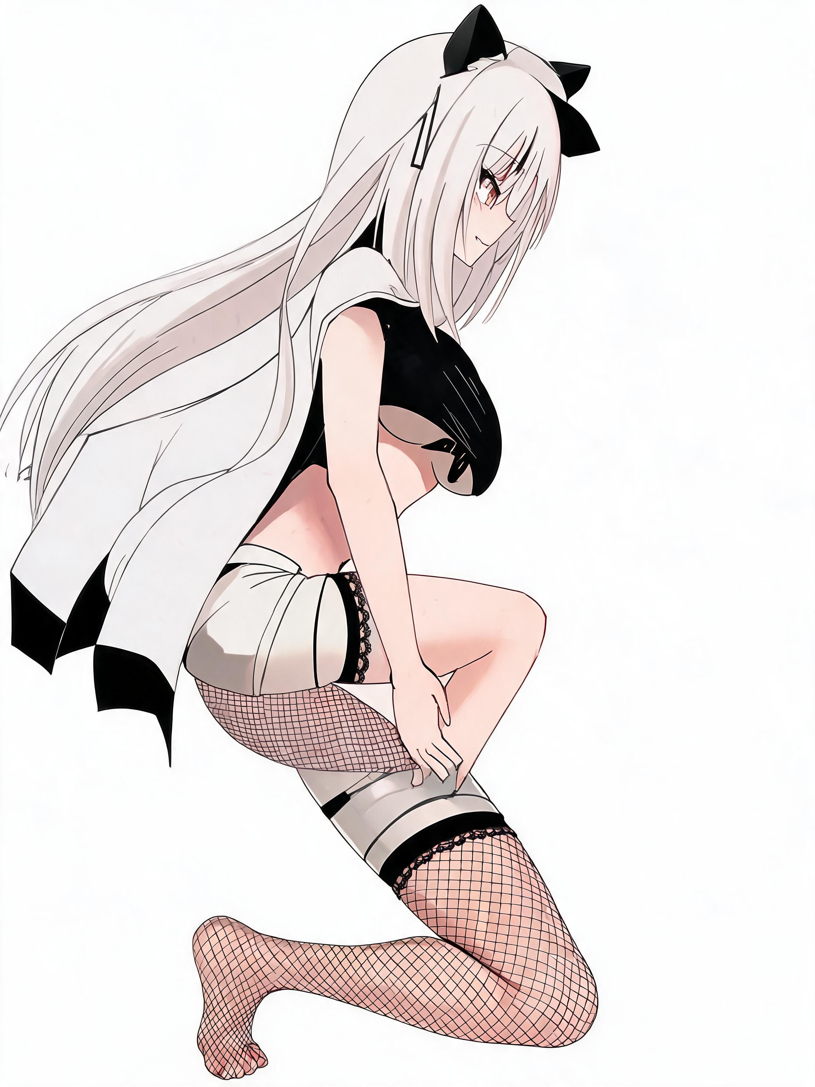 白髪の少女