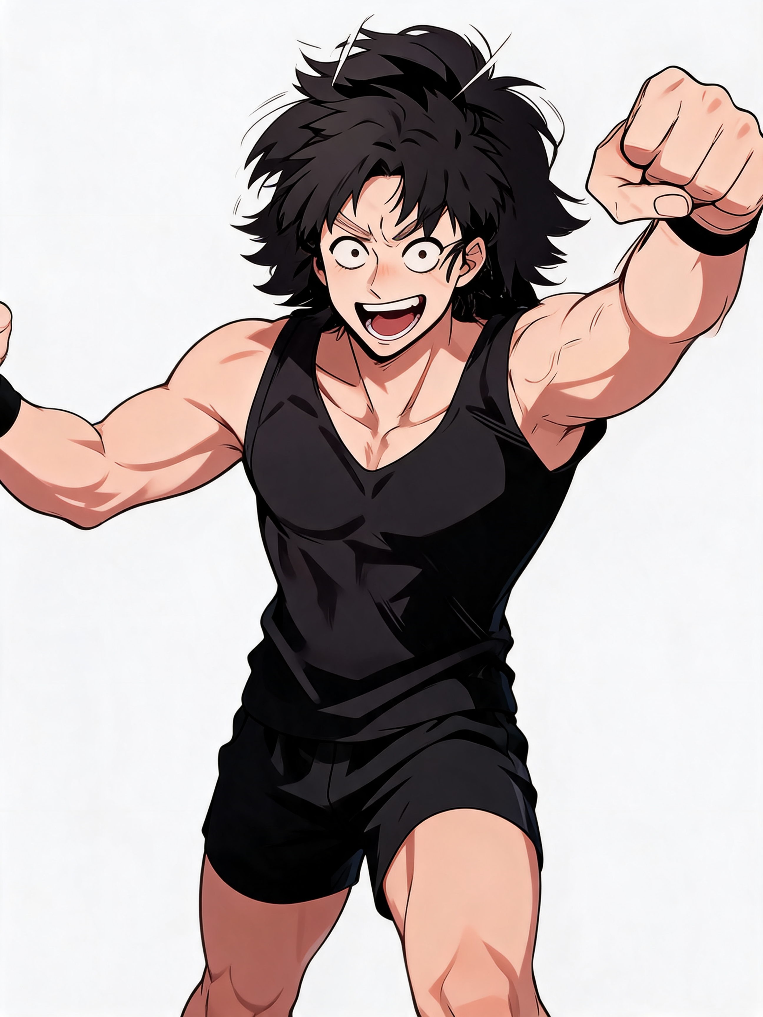 Wild-hair senior