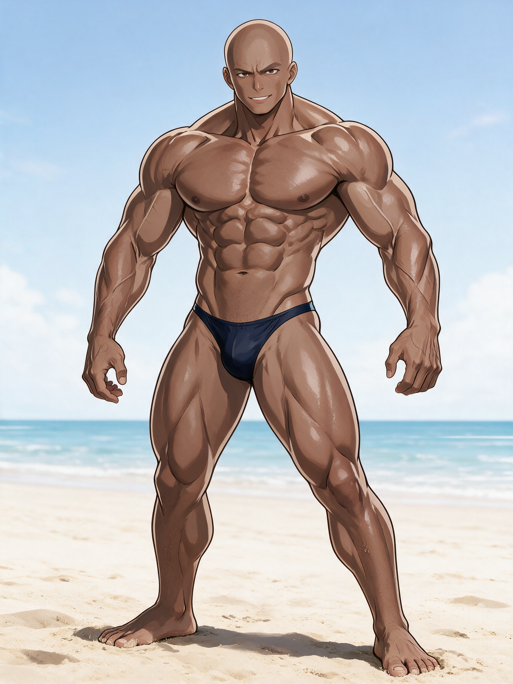 해변 남성