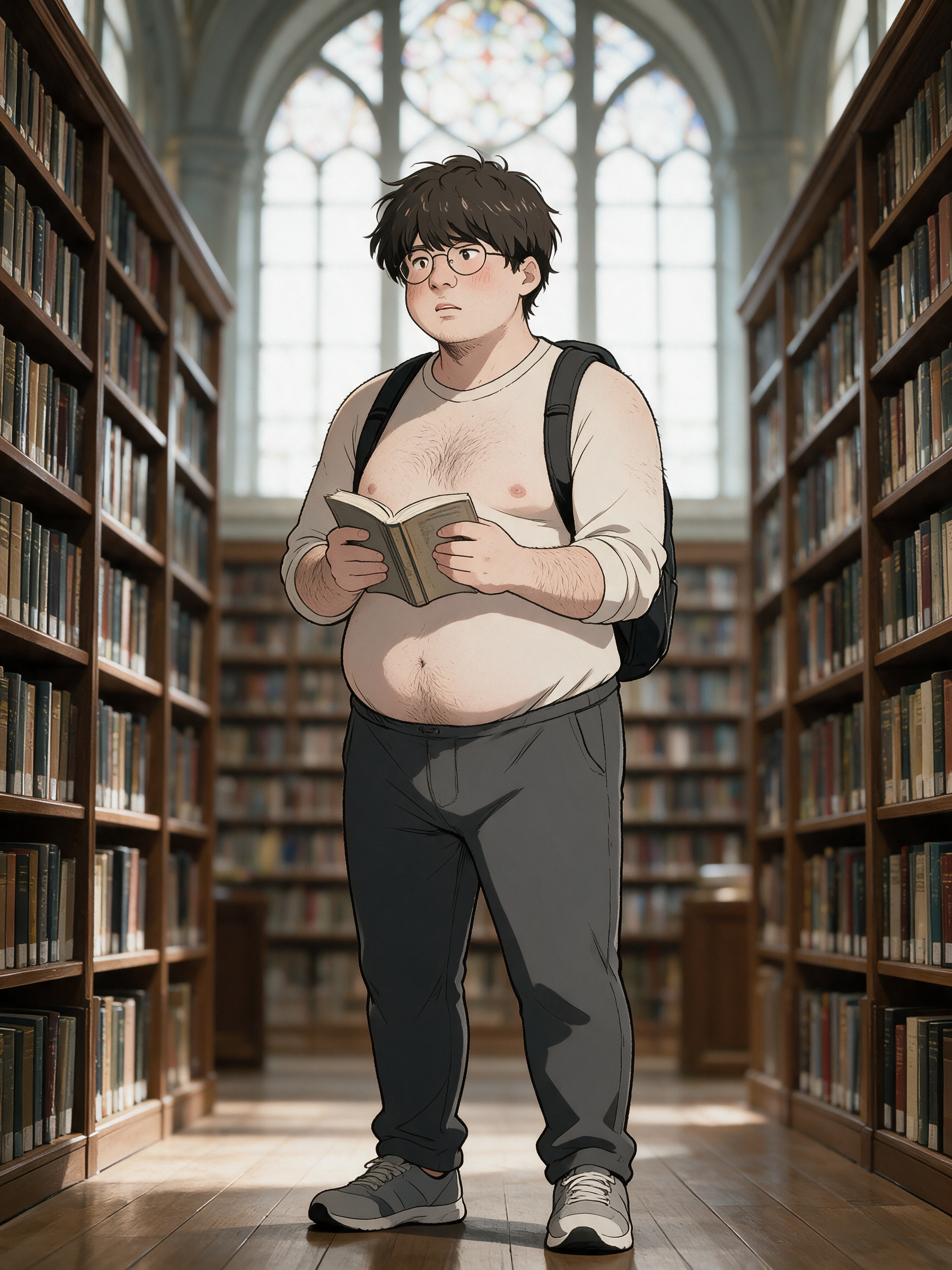 Library virgin otaku