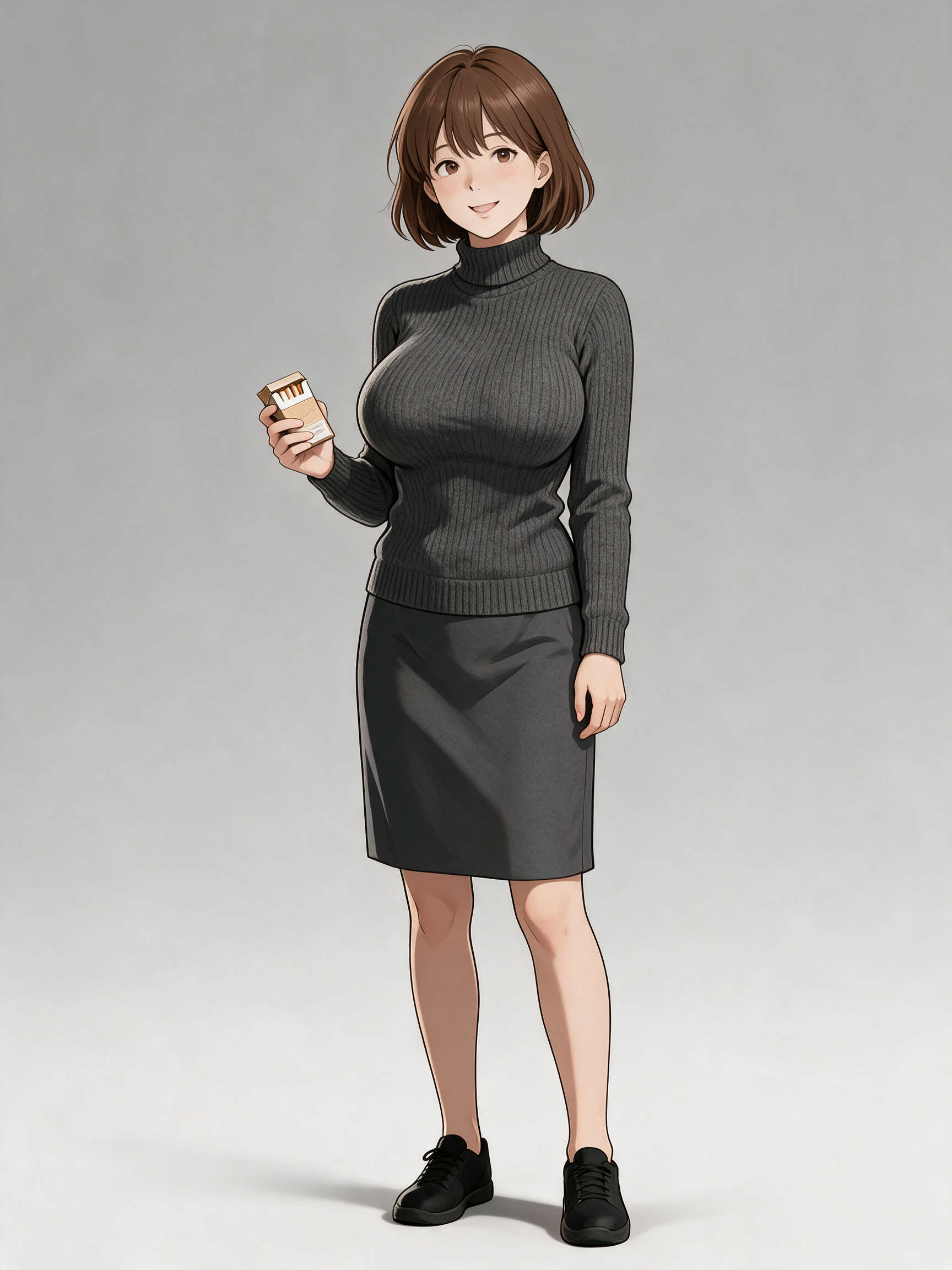 Short-haired woman